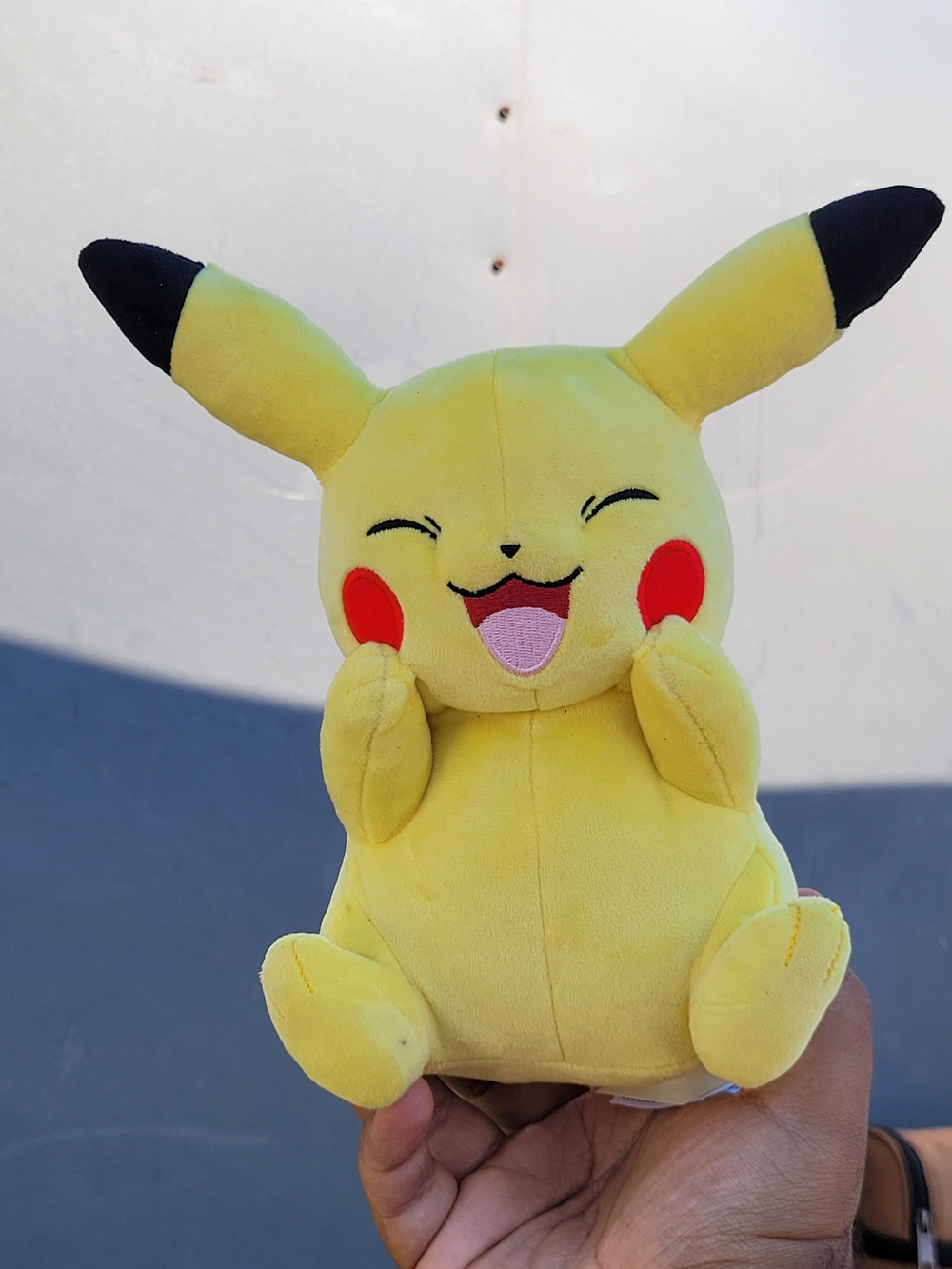 Pikachu Plush Pokemon Eyes Closed 2025 Game Freak Nintendo Official #Pikachu